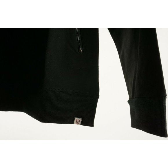 New 109$ Sovereign Code Breeze Men's Medium Black Nylon Full Zip Bomber Jacket - Picture 11 of 12